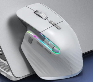 Mouse ergonômico sem fio (Branco) - Versomastore