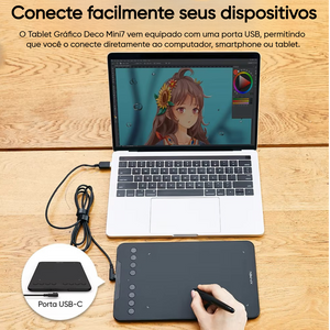 Tablet Gráfico Deco Mini7