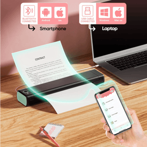 Impressora Portátil sem fio para casa, escritório ou escola - Versomastore