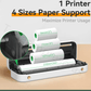 Impressora térmica Portátil bluetooth sem uso de tinta ou toner - Versomastore