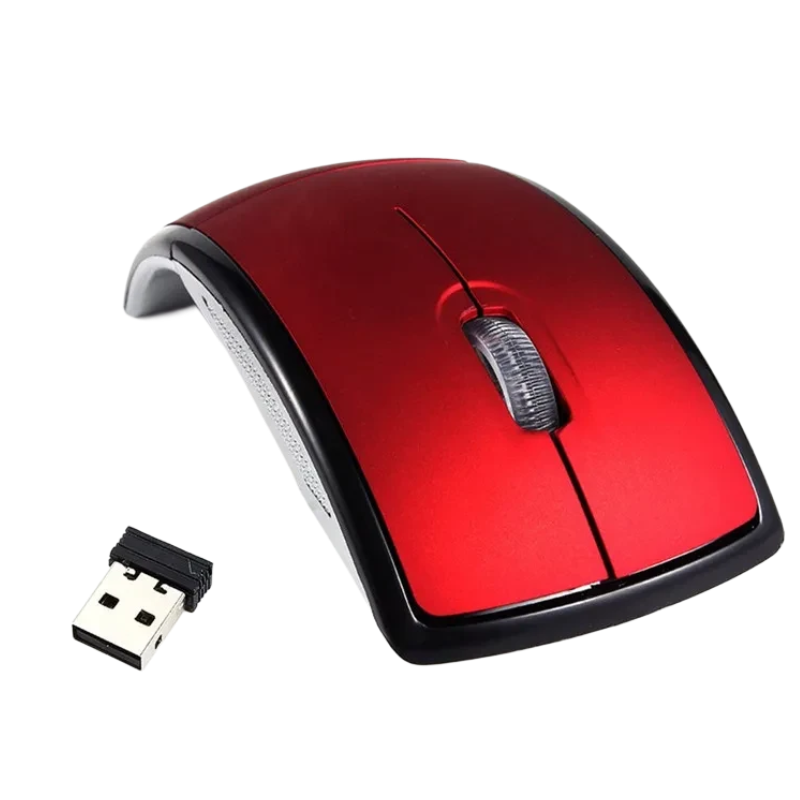 Mouse sem fio dobrável