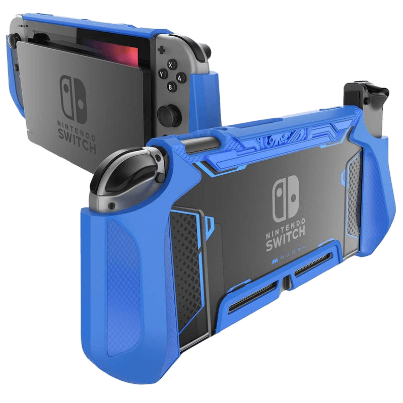 Case Nintendo Switch Proteção Acoplável para Consola e Comandos (Azul) - Versomastore