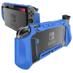 Case Nintendo Switch Proteção Acoplável para Consola e Comandos (Azul) - Versomastore