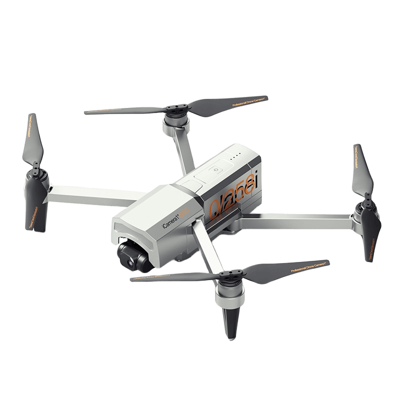 Drone iCamera1 Com GPS Gravação de Vídeo 4K HD (Prata) - Versomastore