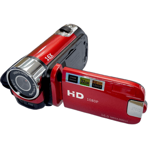 Câmara Digital D100 com Imagem em HD (Vermelho) - Versomastore