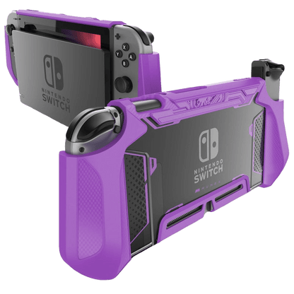 Case Nintendo Switch Proteção Acoplável para Consola e Comandos (Roxo) - Versomastore