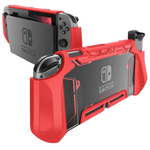 Case Nintendo Switch Proteção Acoplável para Consola e Comandos (Vermelho) - Versomastore