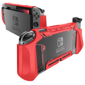 Case Nintendo Switch Proteção Acoplável para Consola e Comandos (Vermelho) - Versomastore