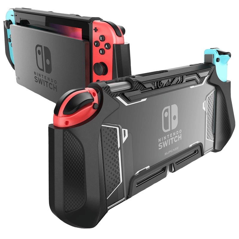 Case Nintendo Switch Proteção Acoplável para Consola e Comandos (Preto) - Versomastore