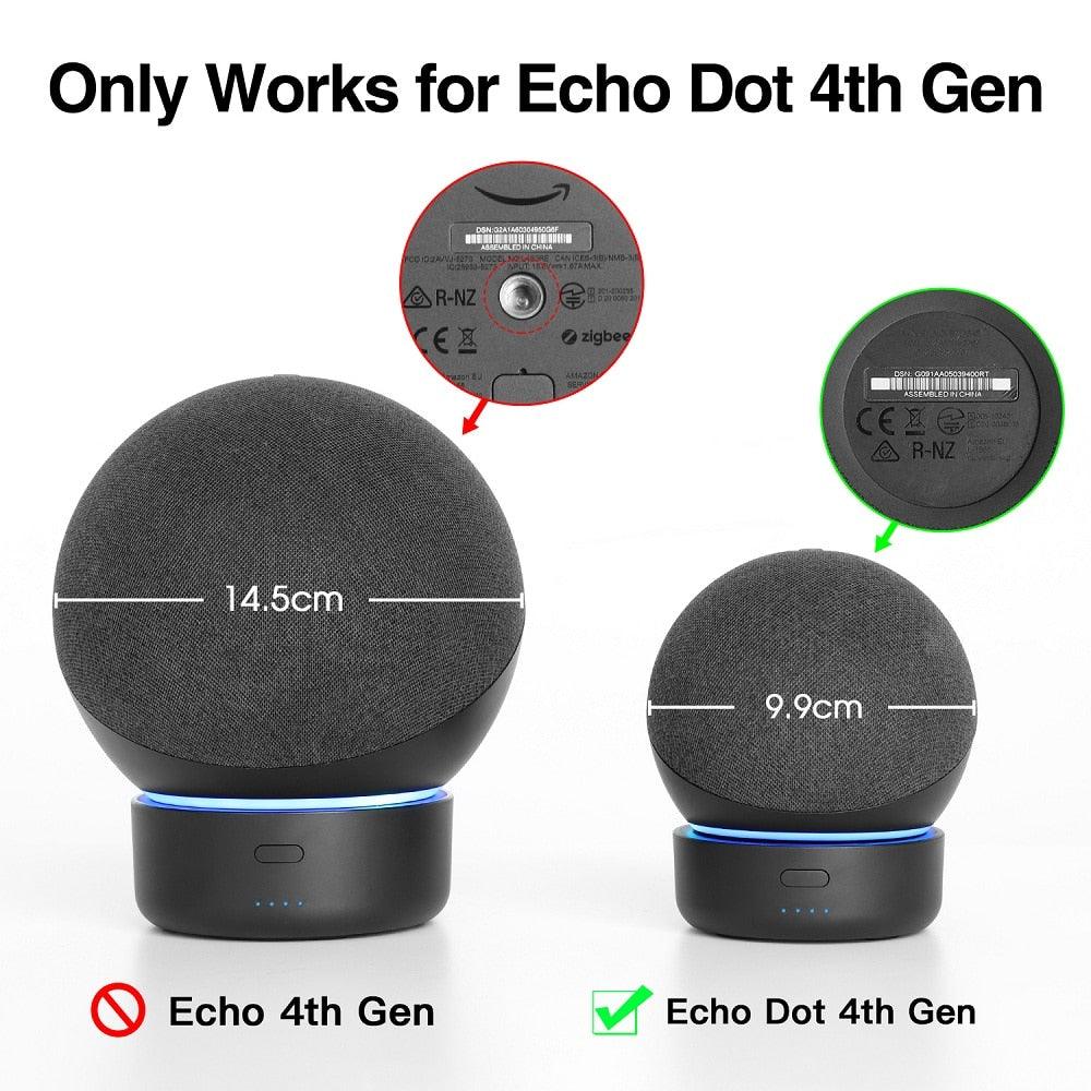 Carregador Ggmm D4 para Echo Dot 4ª Geração (Preto) - Versomastore