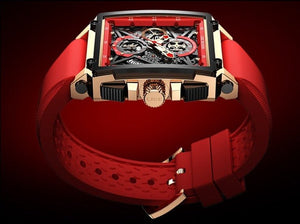 Relógio Lige LG8935 (Vermelho Dourado) - Versomastore