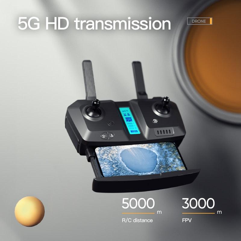 Drone iCamera1 Com GPS Gravação de Vídeo 4K HD (Prata) - Versomastore