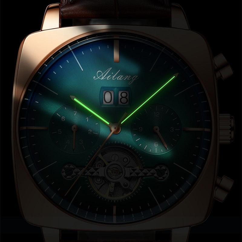 Relógio Ailang AL8655 Automático (Castanho) - Versomastore