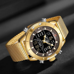 Relógio Naviforce NF9153 Pulseira em Aço Inoxidável (Dourado) - Versomastore