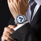 Relógio Crrju CR2300 Pulseira em Aço Inoxidável (Azul) - Versomastore
