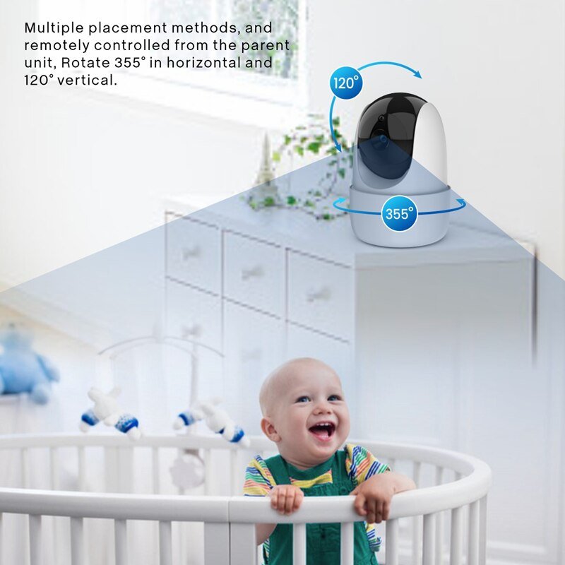 Câmara de Monitorização Bebé Conforto BM084 (Branco) - Versomastore