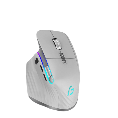 Mouse ergonômico sem fio (Branco) - Versomastore