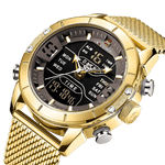 Relógio Naviforce NF9153 Pulseira em Aço Inoxidável (Dourado) - Versomastore