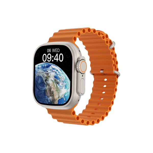 Smartwatch TS8 Ultra (Laranja) + 1 pulseira extra (Preto) - Versomastore