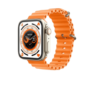 Smartwatch TS8 Ultra (Laranja) + 1 pulseira extra (Preto) - Versomastore