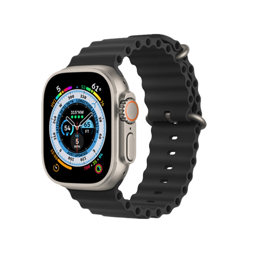 Smartwatch TS8 Ultra (Preto) + 1 pulseira extra (Laranja) - Versomastore