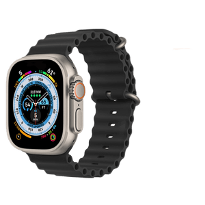 Smartwatch TS8 Ultra (Preto) + 1 pulseira extra (Laranja) - Versomastore