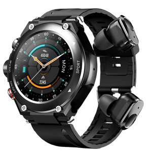 Smartwatch Lemfo T92 com Auriculares Tws (Preto) - Versomastore