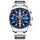 Relógio Curren CUR8351 Pulseira em aço inoxidável (Azul) - Versomastore