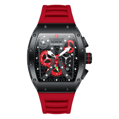 Relógio Guanqin GJ16198 Automático (Vermelho) - Versomastore