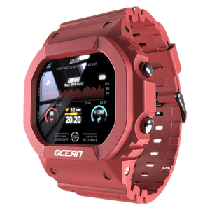 Smartwatch Lokmat Ocean (Vermelho) - Versomastore