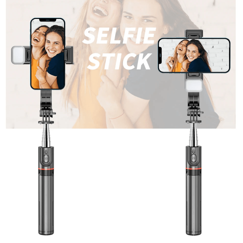 Bastão de Selfie com Controle remoto e Luzes Led - Versomastore