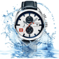 Relógio Curren CUR8324 Pulseira em couro (Azul/Branco) - Versomastore