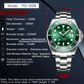 Relógio Masculino Pagani Design Pulseira em aço inoxidável elegante e moderno (Verde/cinza) - Versomastore