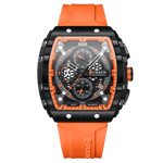 Relógio Curren CUR8442 Pulseira em Silicone (Laranja) - Versomastore