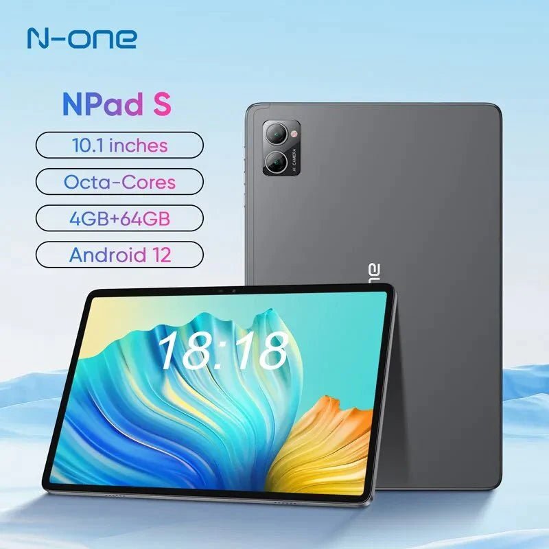 Tablet 10.1" Full HD Android 12 com potente processador e 4GB RAM + 64GB ROM - Versomastore