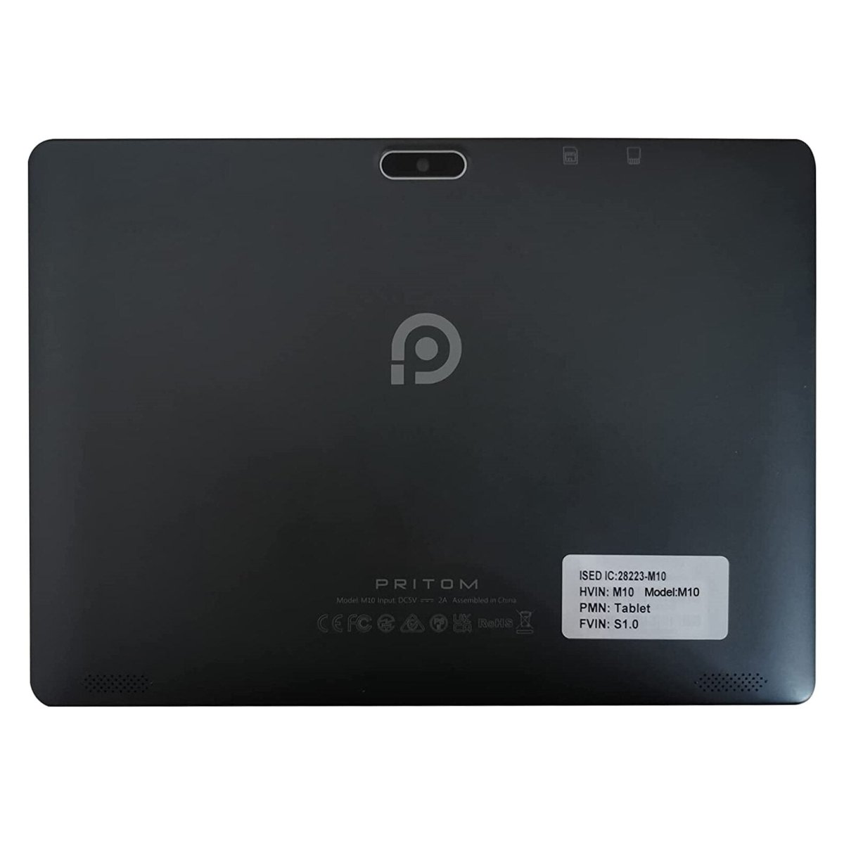 Tablet Pritom Tela 10.1" de Alta resolução design Ultrafino 32GB de memória (Preto) - Versomastore