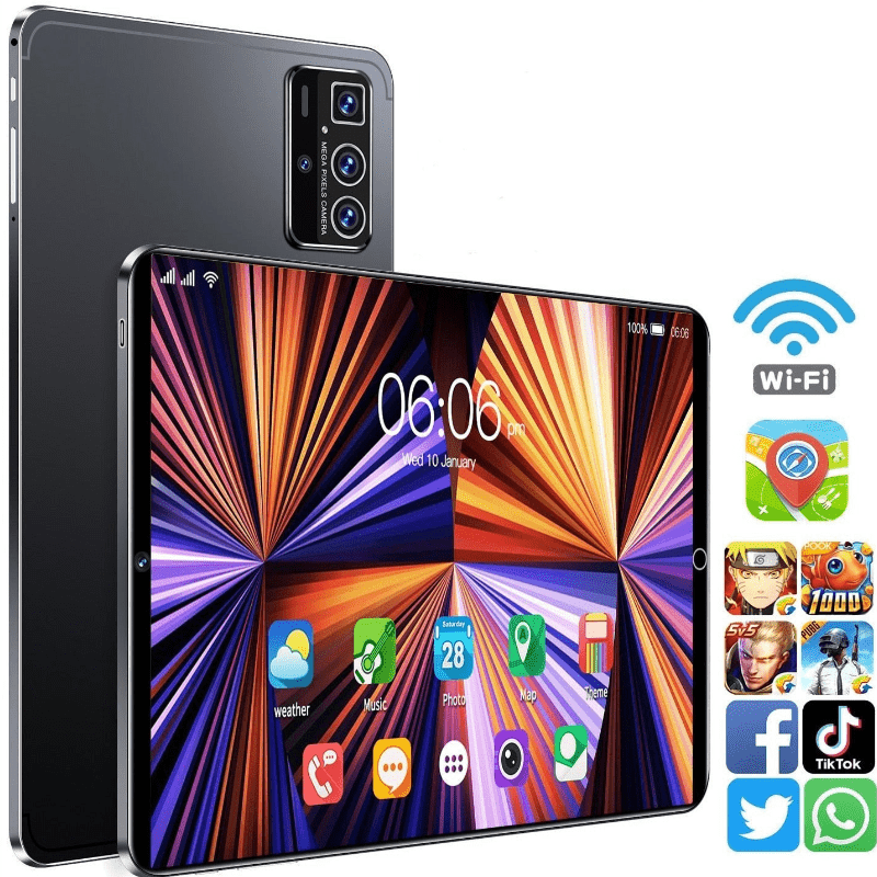 Tablet Pro 14 Ecrã 11", Bluetooth, WiFi e Duplo SIM com 8GB Ram + 128GB Rom - Versomastore