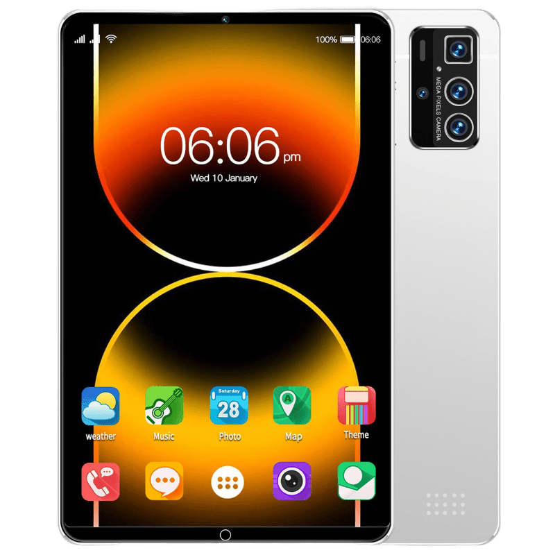 Tablet super fino, ecrã 10.1" , Bluetooth, WiFi, HD, duplo SIM e 12GB Ram + 256GB Rom - Versomastore