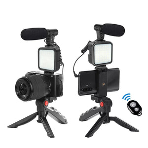 Tripé Com microfone, Led e comando Bluetooth - Versomastore
